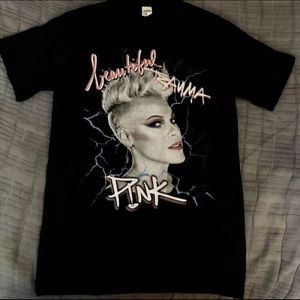 P!NK (the band) Tshirt Mens Sz Small Beautiful Trauma Tour 2018 Concert NEW